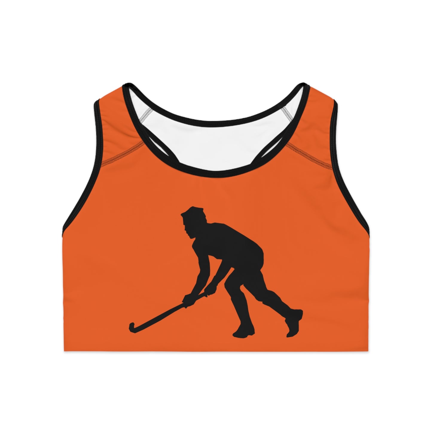 Sports Bra: Hockey Orange