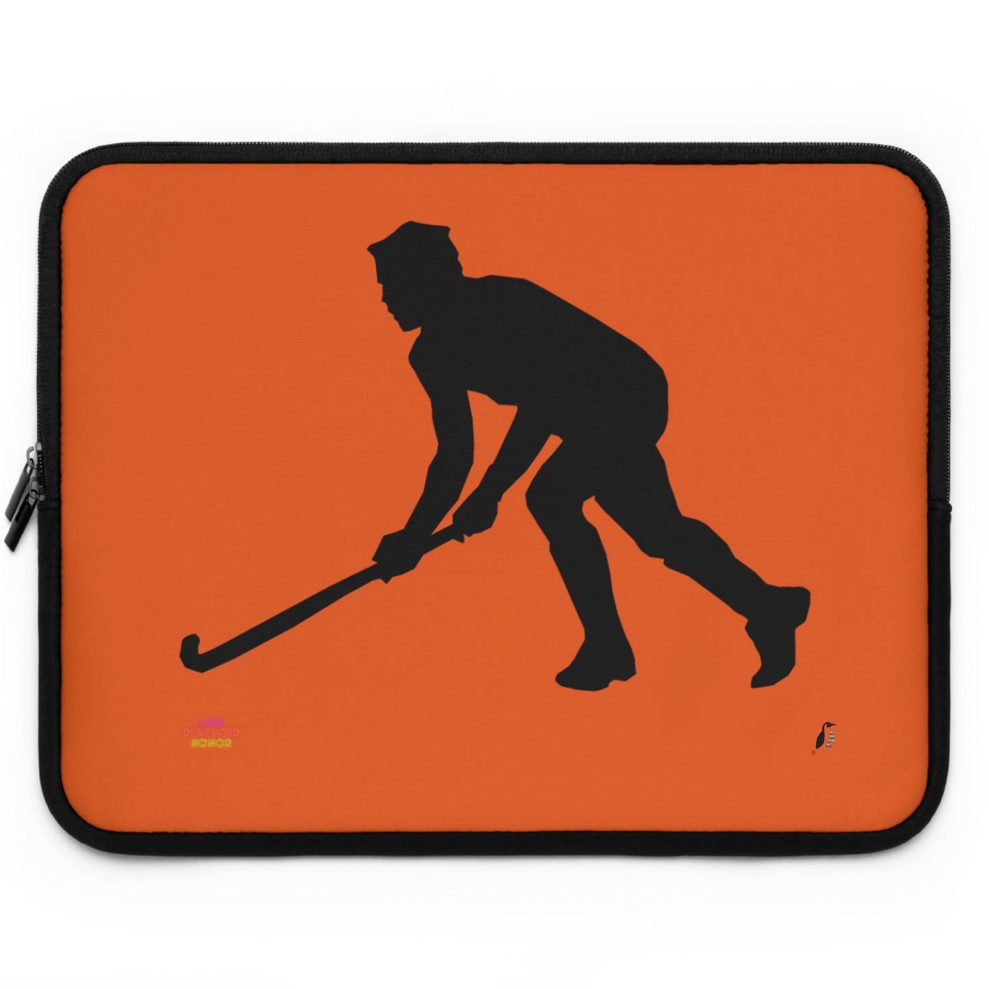 Laptop Sleeve: Hockey Orange