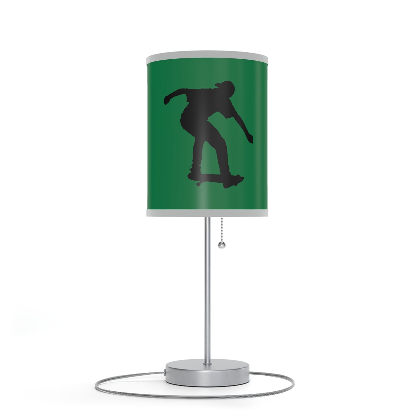 Lamp on a Stand, US|CA plug: Skateboarding Dark Green