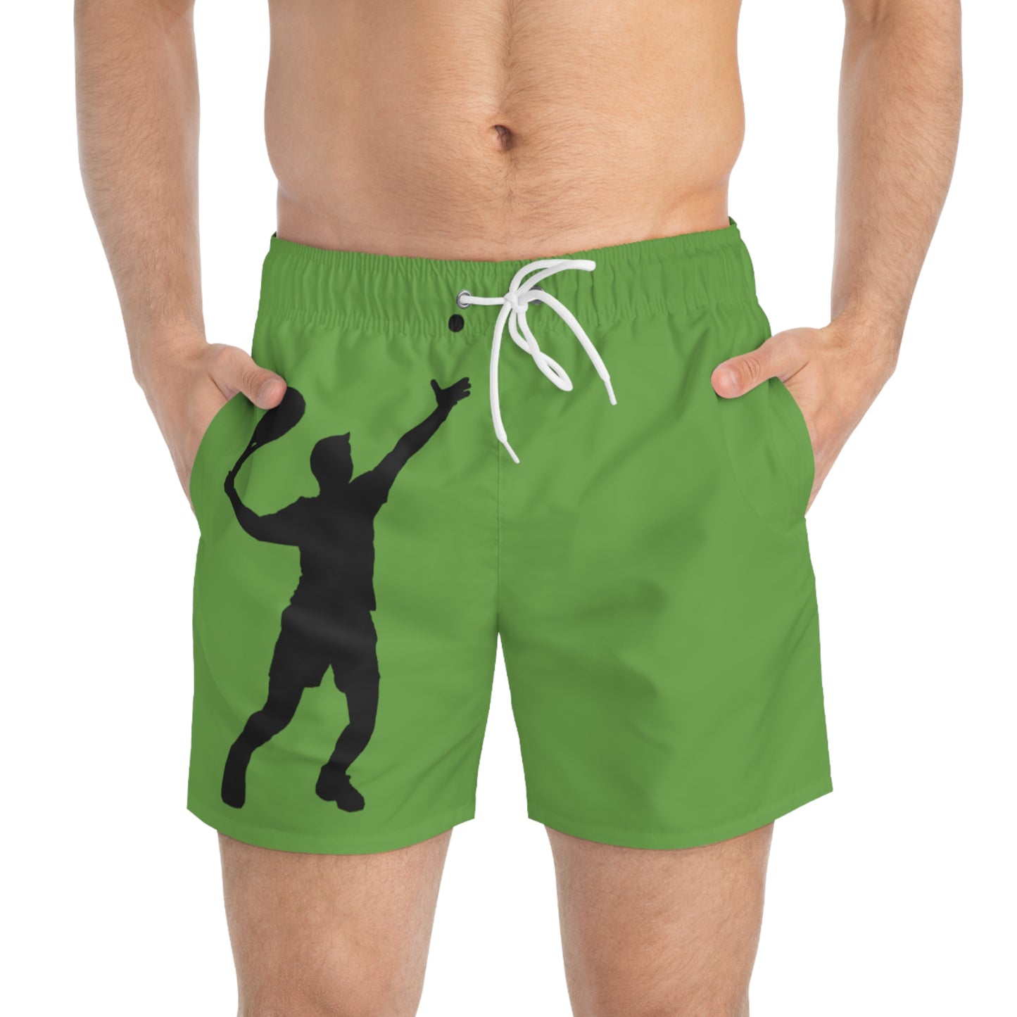 Swim Trunks: Tennis Green