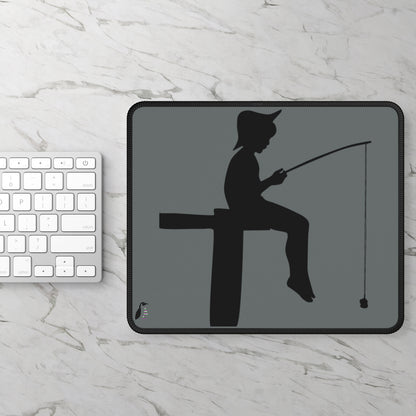 Gaming Mouse Pad: Fishing Dark Grey