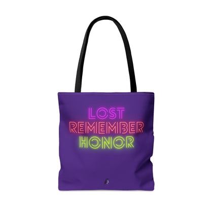 Tote Bag: Weightlifting Purple