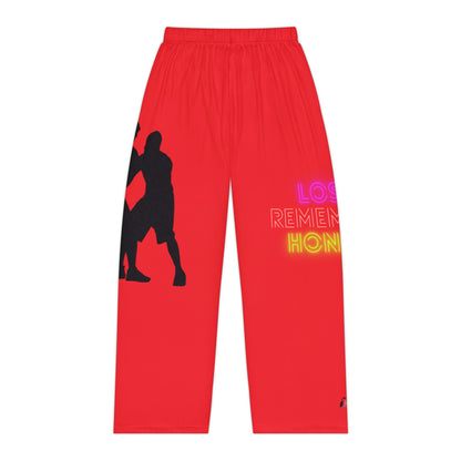 Women's Pajama Pants: Basketball Red