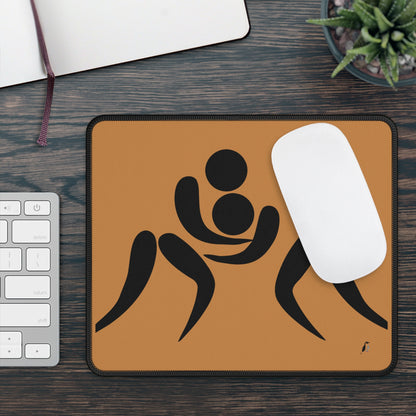 Gaming Mouse Pad: Wrestling Lite Brown