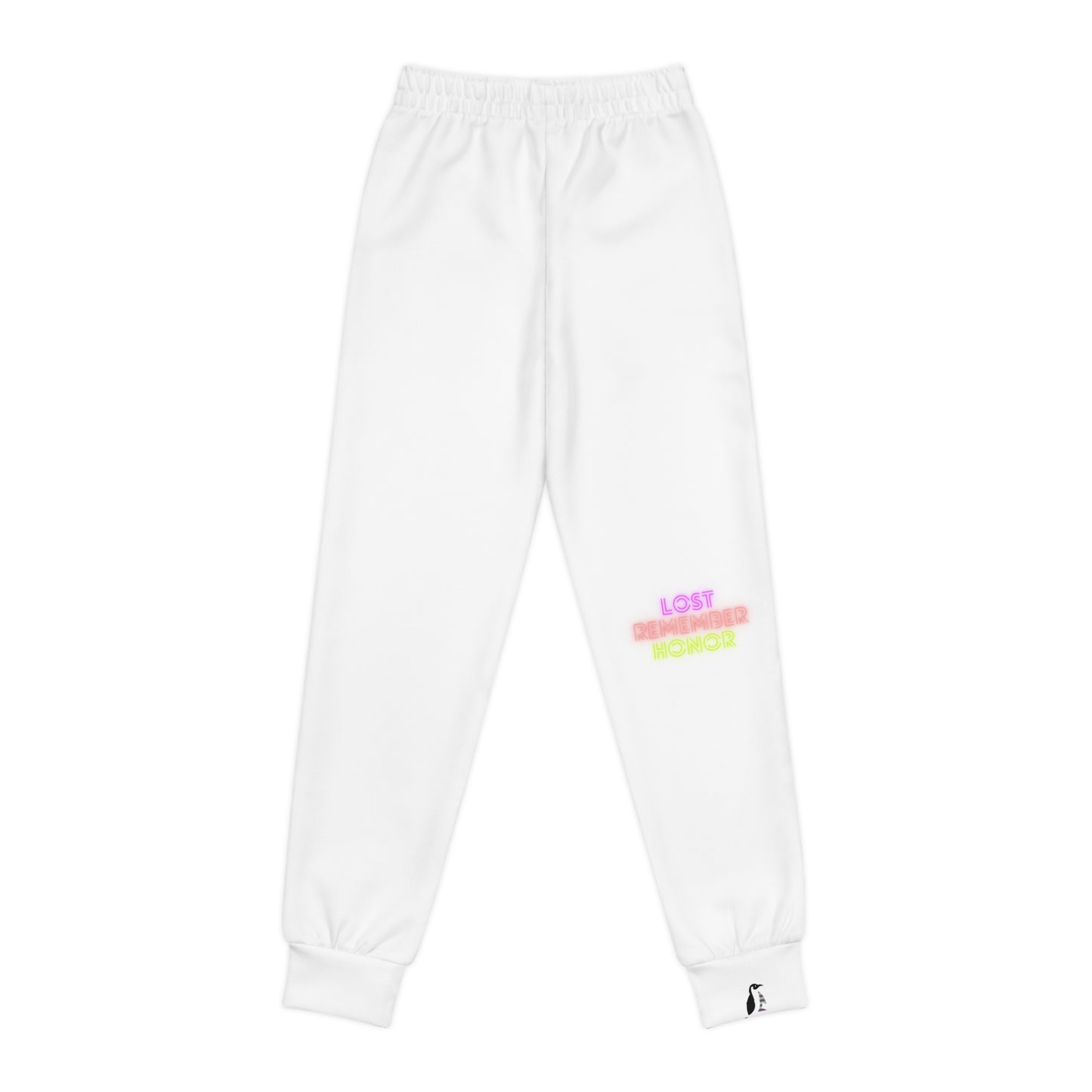 Youth Joggers: Dance White