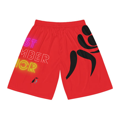 Basketball Shorts: Wrestling Red