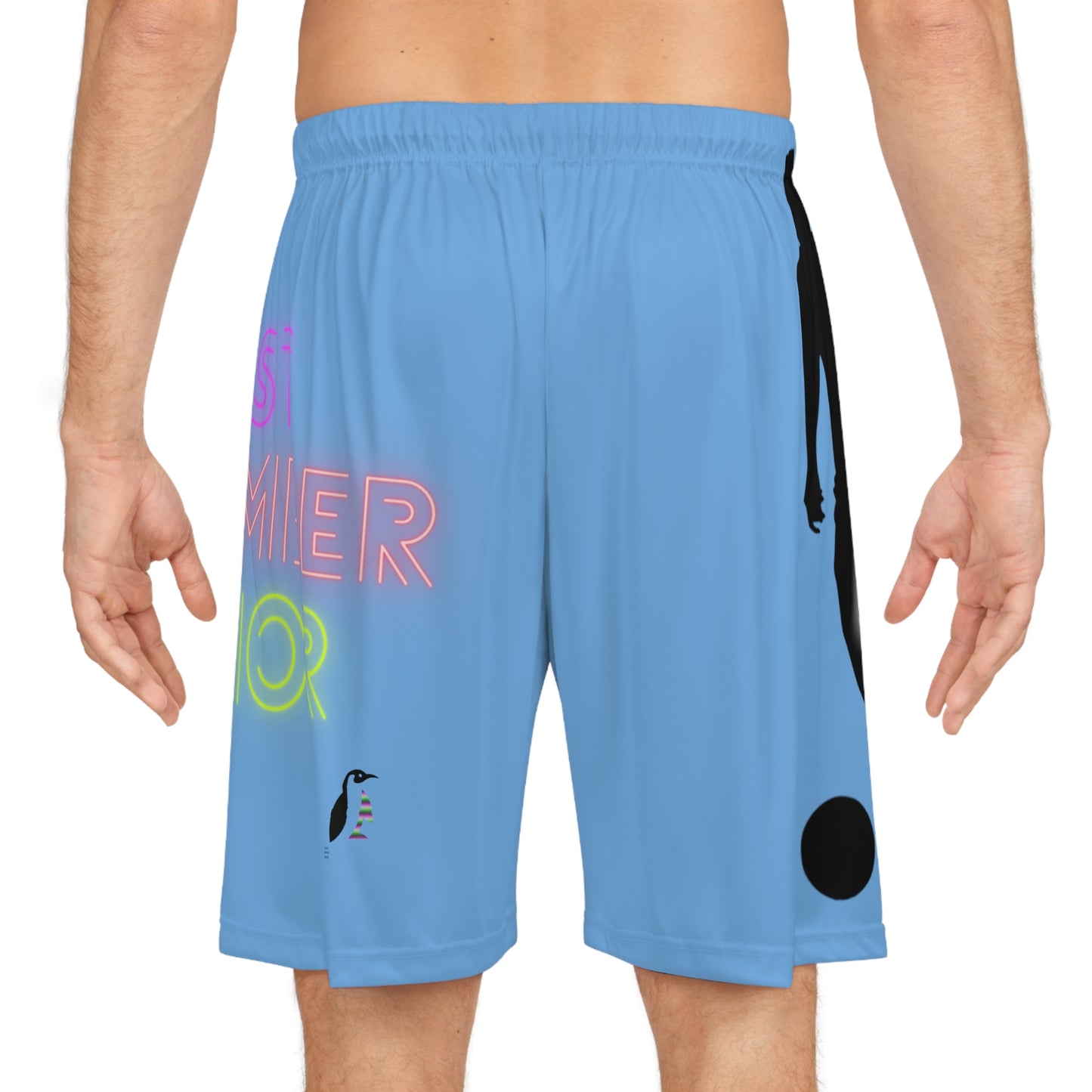 Basketball Shorts: Soccer Lite Blue