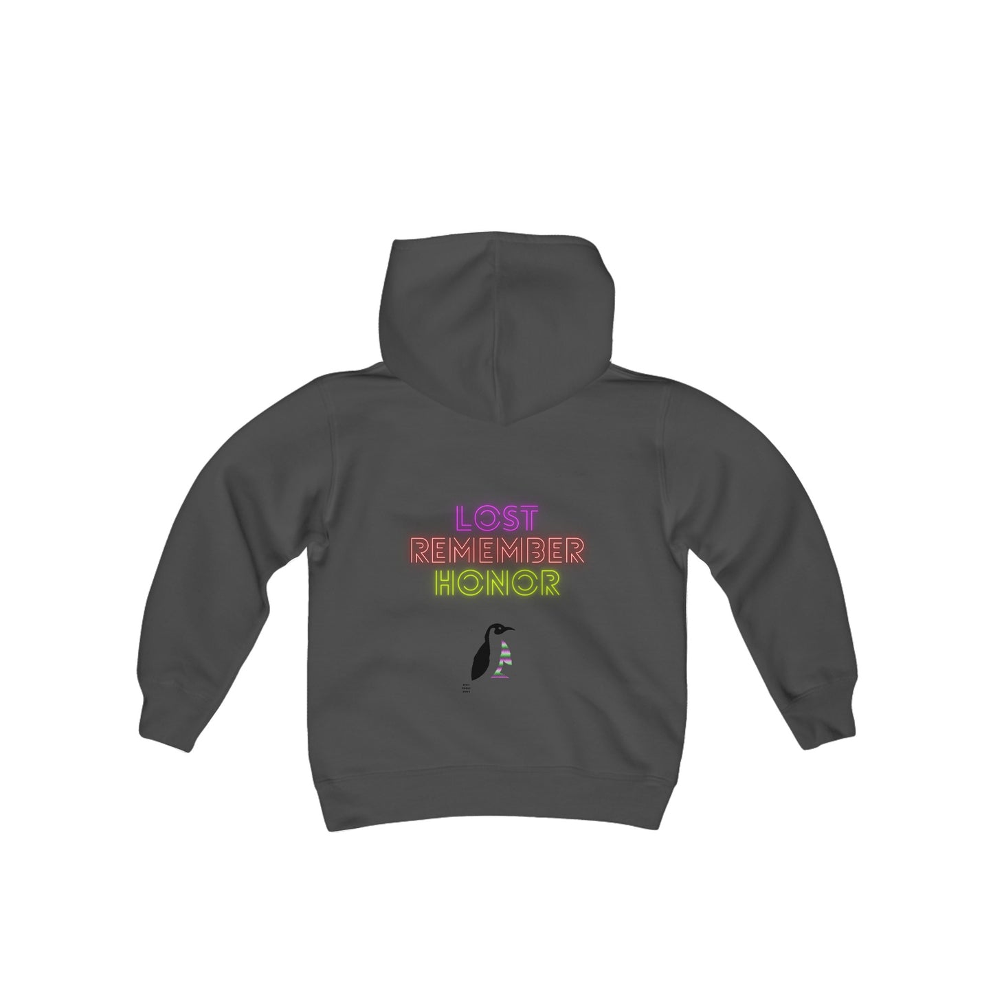 Youth Heavy Blend Hooded Sweatshirt: Mga Lobo 