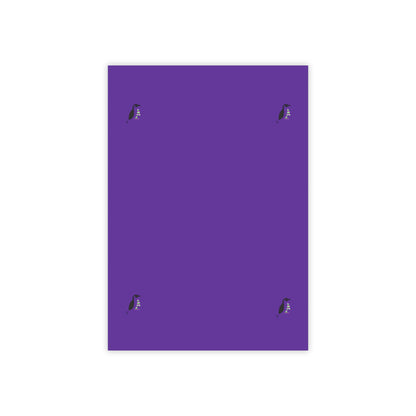 Post-it® Note Pads: Crazy Penguin World Logo Purple