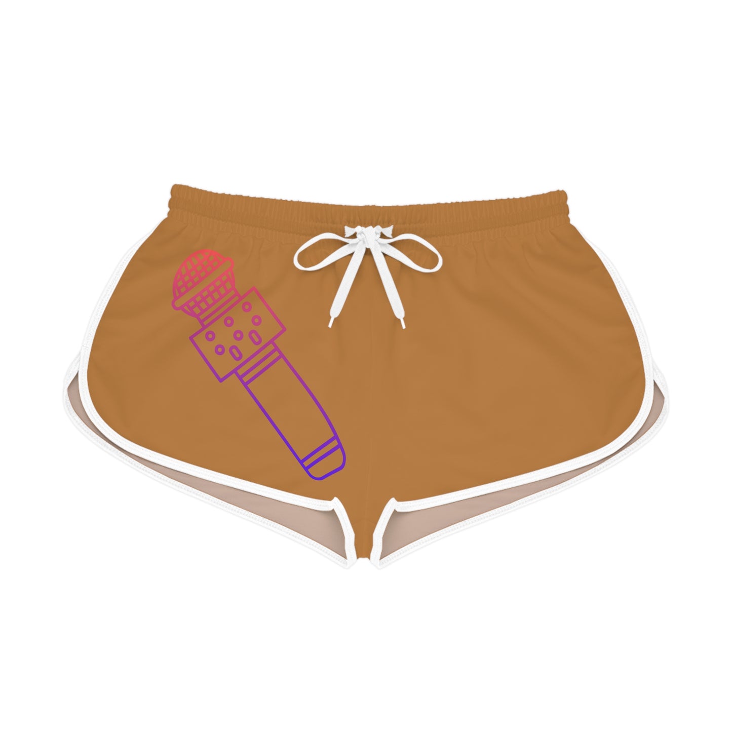 Women's Relaxed Shorts: Music Lite Brown