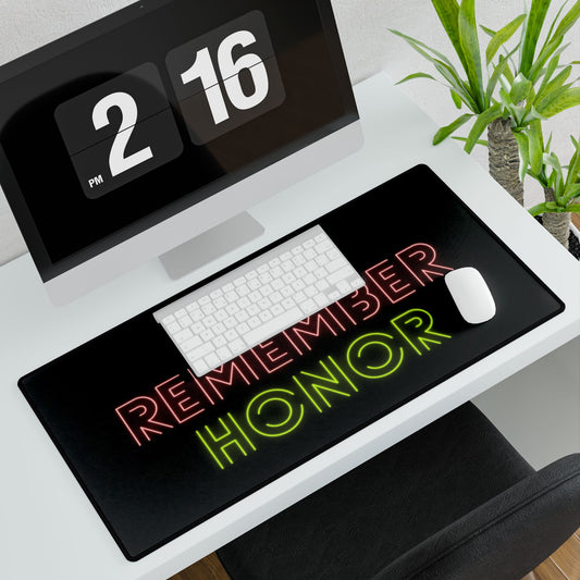 Desk Mats: Lost Remember Honor Black