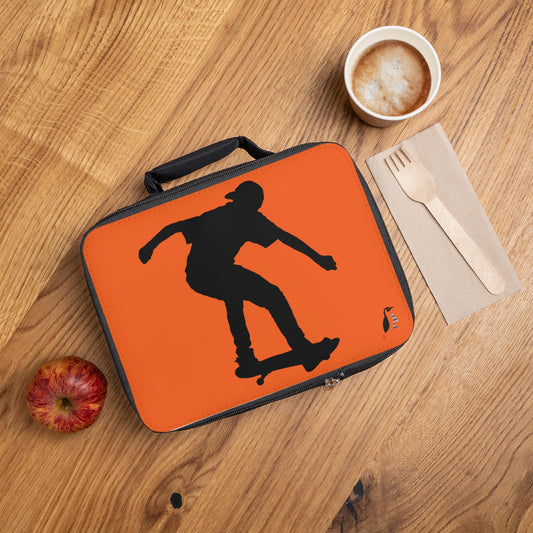 Lunch Bag: Skateboarding Orange