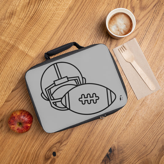 Lunch Bag: Football Lite Grey