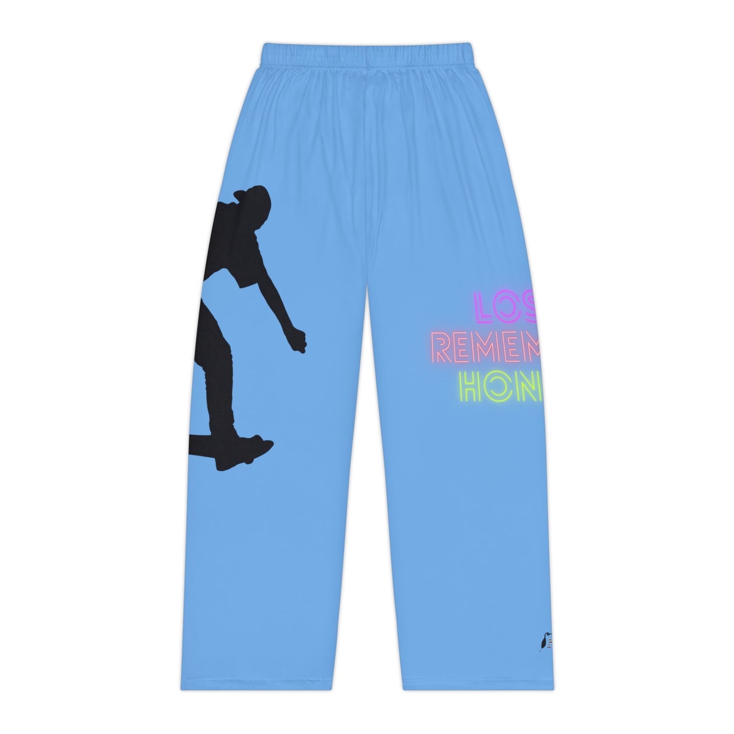 Women's Pajama Pants: Skateboarding Lite Blue
