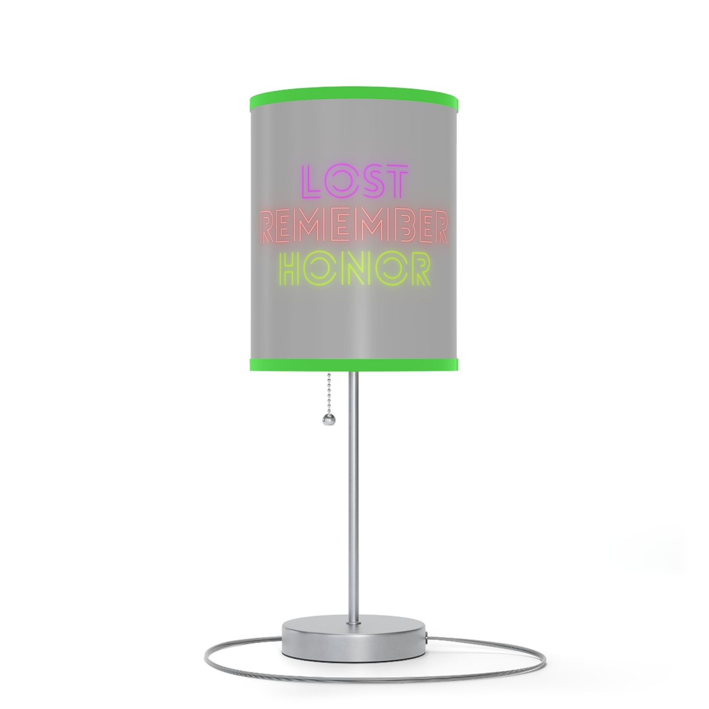 Lamp on a Stand, US|CA plug: Wolves Lite Grey 