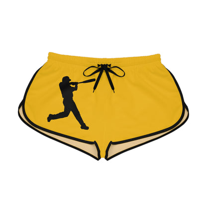 Women's Relaxed Shorts: Baseball Yellow