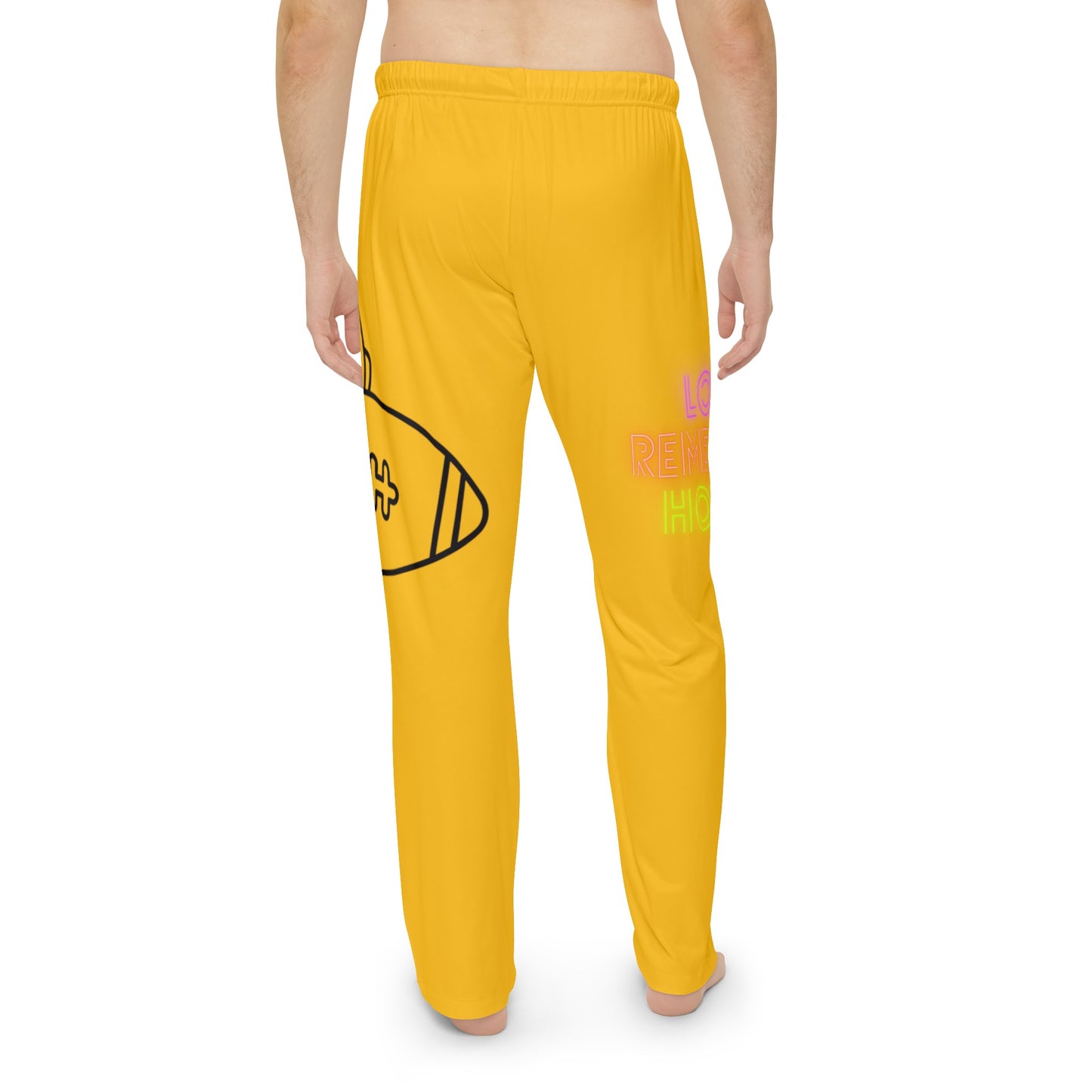 Panlalaking Pajama na Pantalon: Football Yellow 