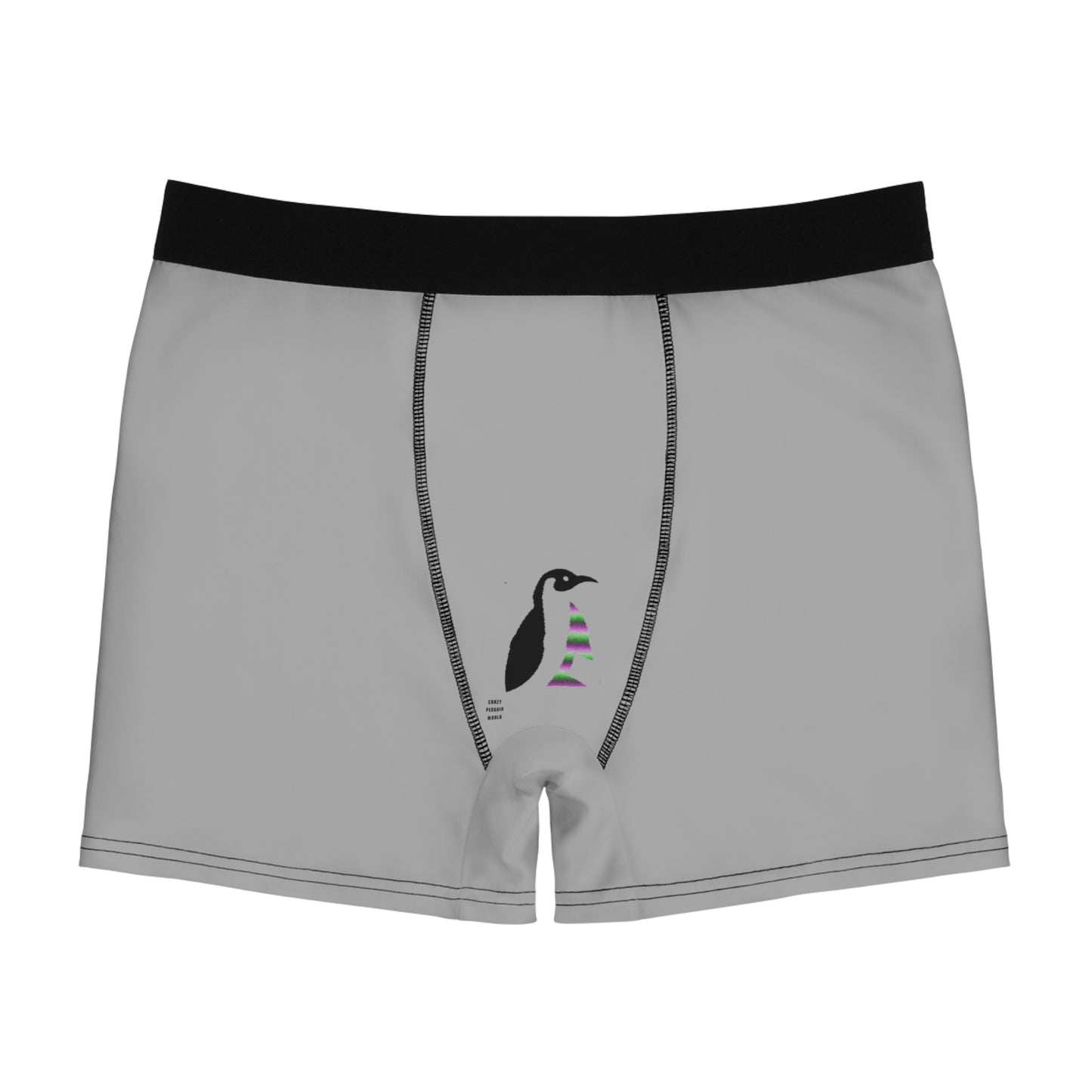 Men's Boxer Briefs: Writing Lite Grey