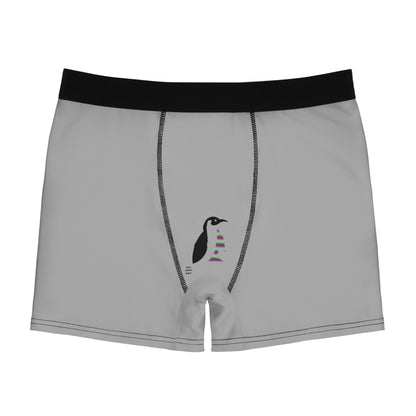 Men's Boxer Briefs: Writing Lite Grey