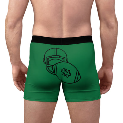 Men's Boxer Briefs Football Dark Green