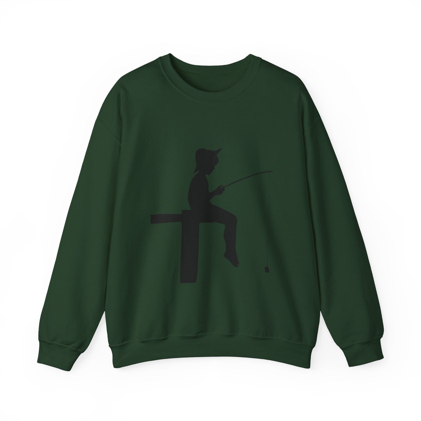 Heavy Blend™ Crewneck Sweatshirt: Fishing #1