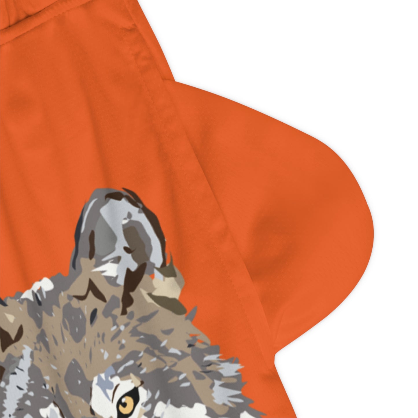 Basketball Rib Shorts: Wolves Orange