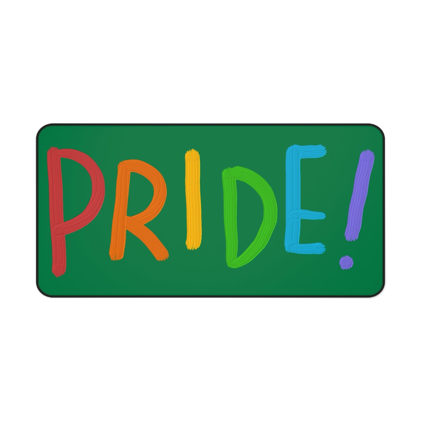 Desk Mat: LGBTQ Pride Dark Green