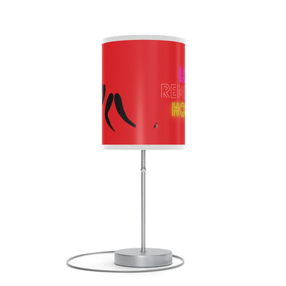 Lamp on a Stand, US|CA plug: Wrestling Red