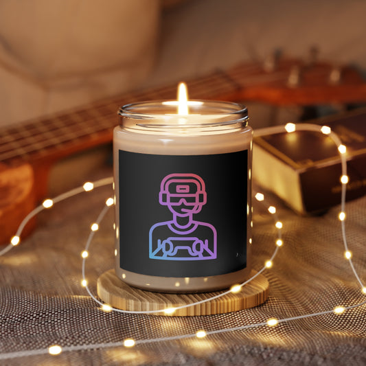 Scented Candle, 9oz: Gaming Black