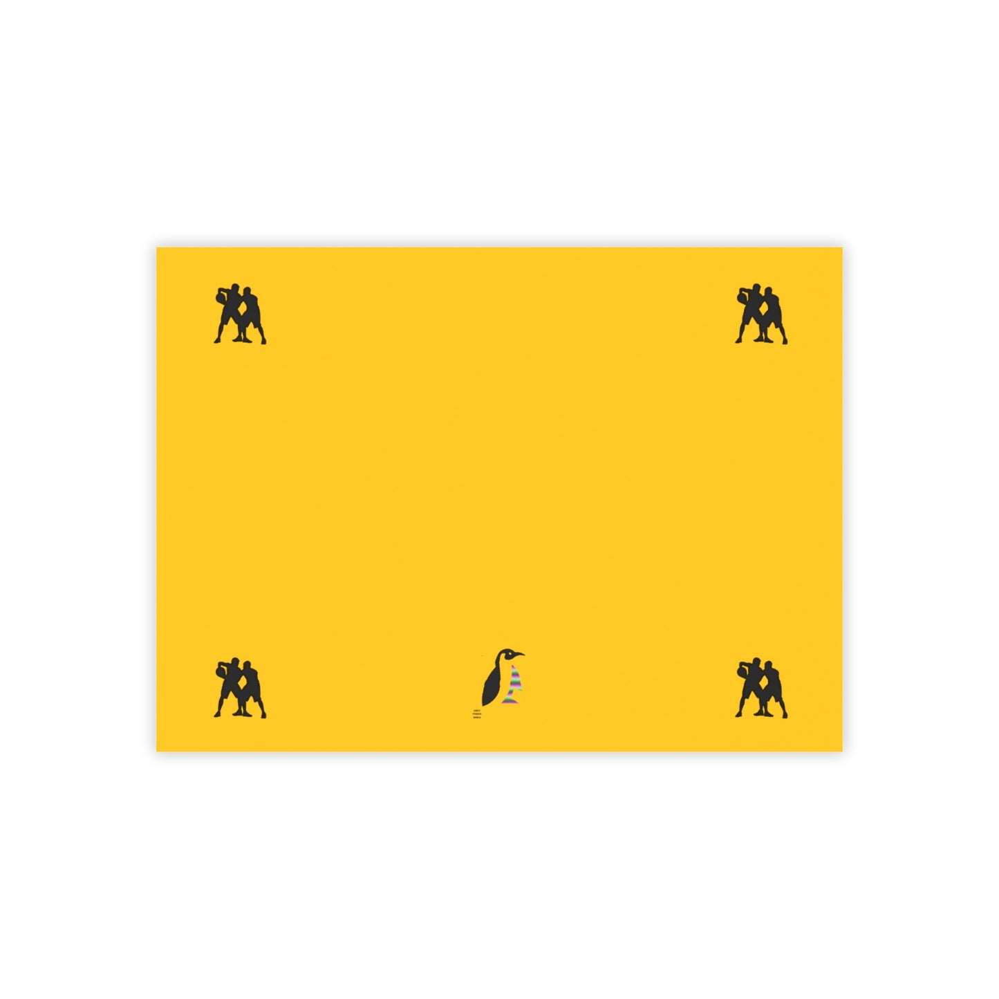 Post-it® Note Pads: Basketball Yellow