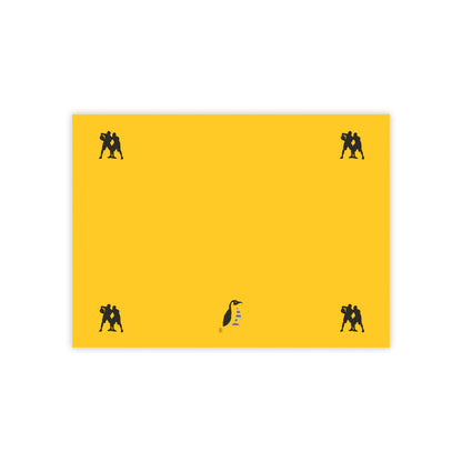 Post-it® Note Pads: Basketball Yellow