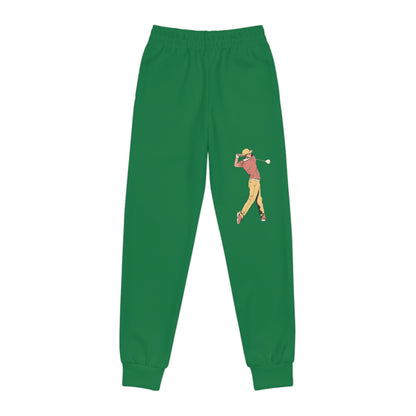 Youth Joggers: Golf Dark Green