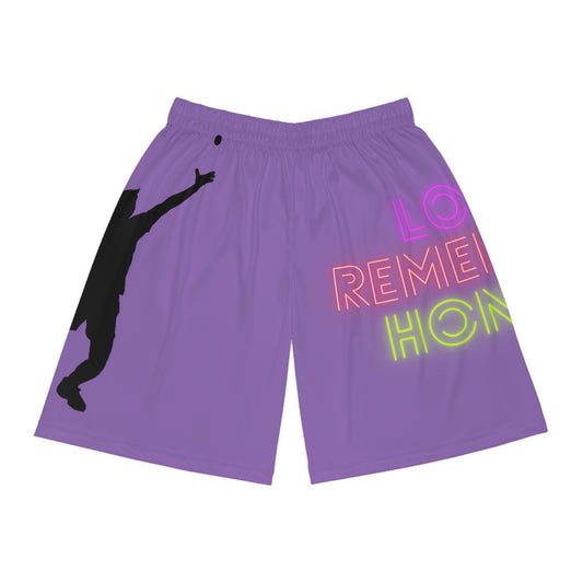 Basketball Shorts: Tennis Lite Purple