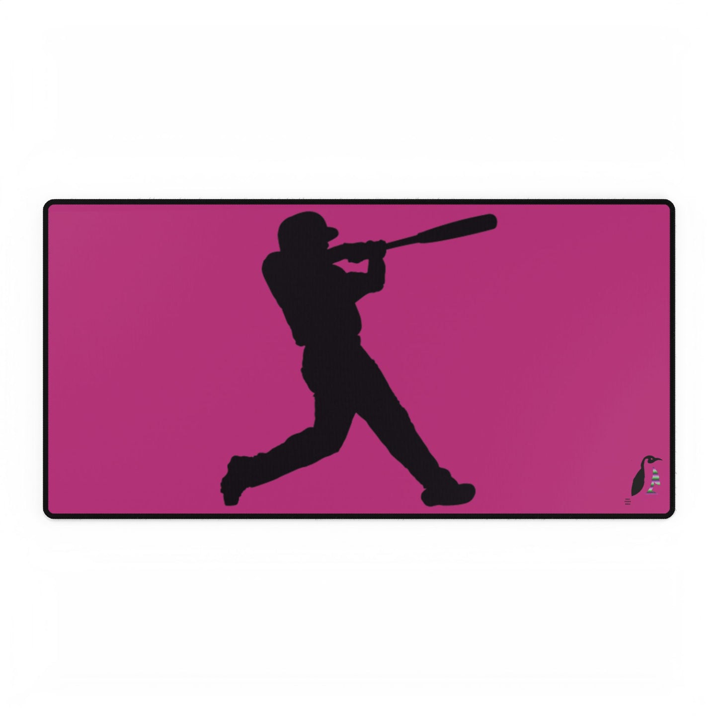 Desk Mats: Baseball Pink