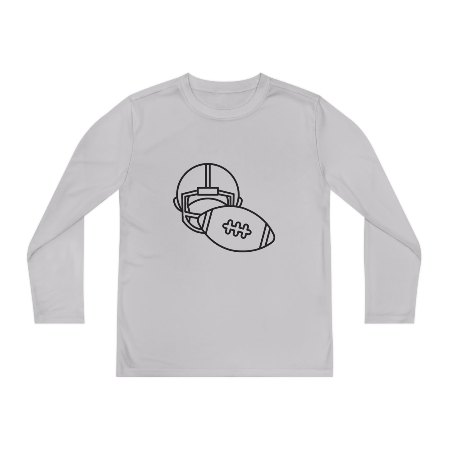 Youth Long Sleeve Competitor Tee: Football 