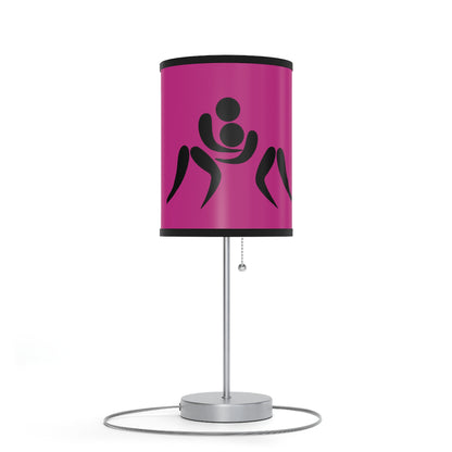 Lamp on a Stand, US|CA plug: Wrestling Pink