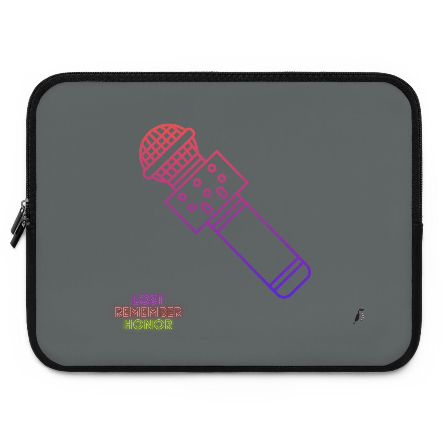 Laptop Sleeve: Music Dark Grey