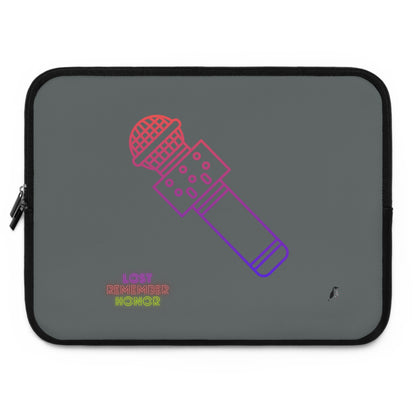 Laptop Sleeve: Music Dark Grey