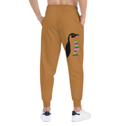 Athletic Joggers: Lost Remember Honor Lite Brown