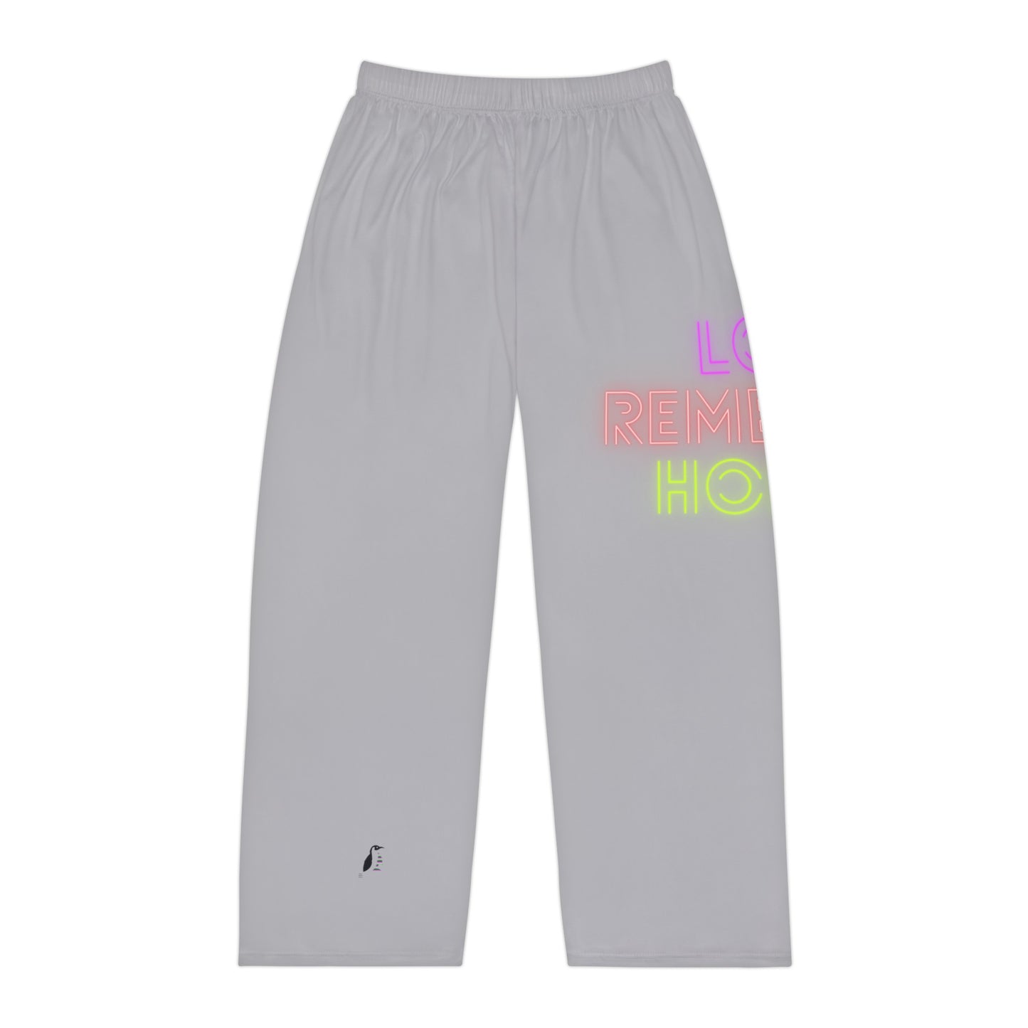 Men's Pajama Pants: Lost Remember Honor Lite Grey