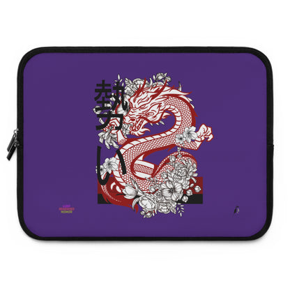 Laptop Sleeve: Dragons Purple