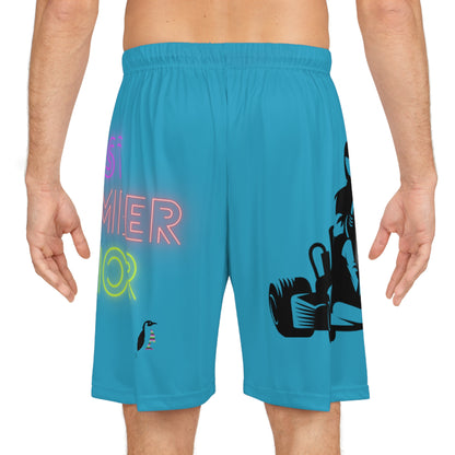 Basketball Shorts: Racing Turquoise