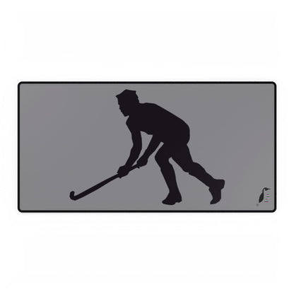 Desk Mats: Hockey Grey