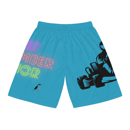 Basketball Shorts: Racing Turquoise