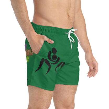 Swim Trunks: Wrestling Dark Green