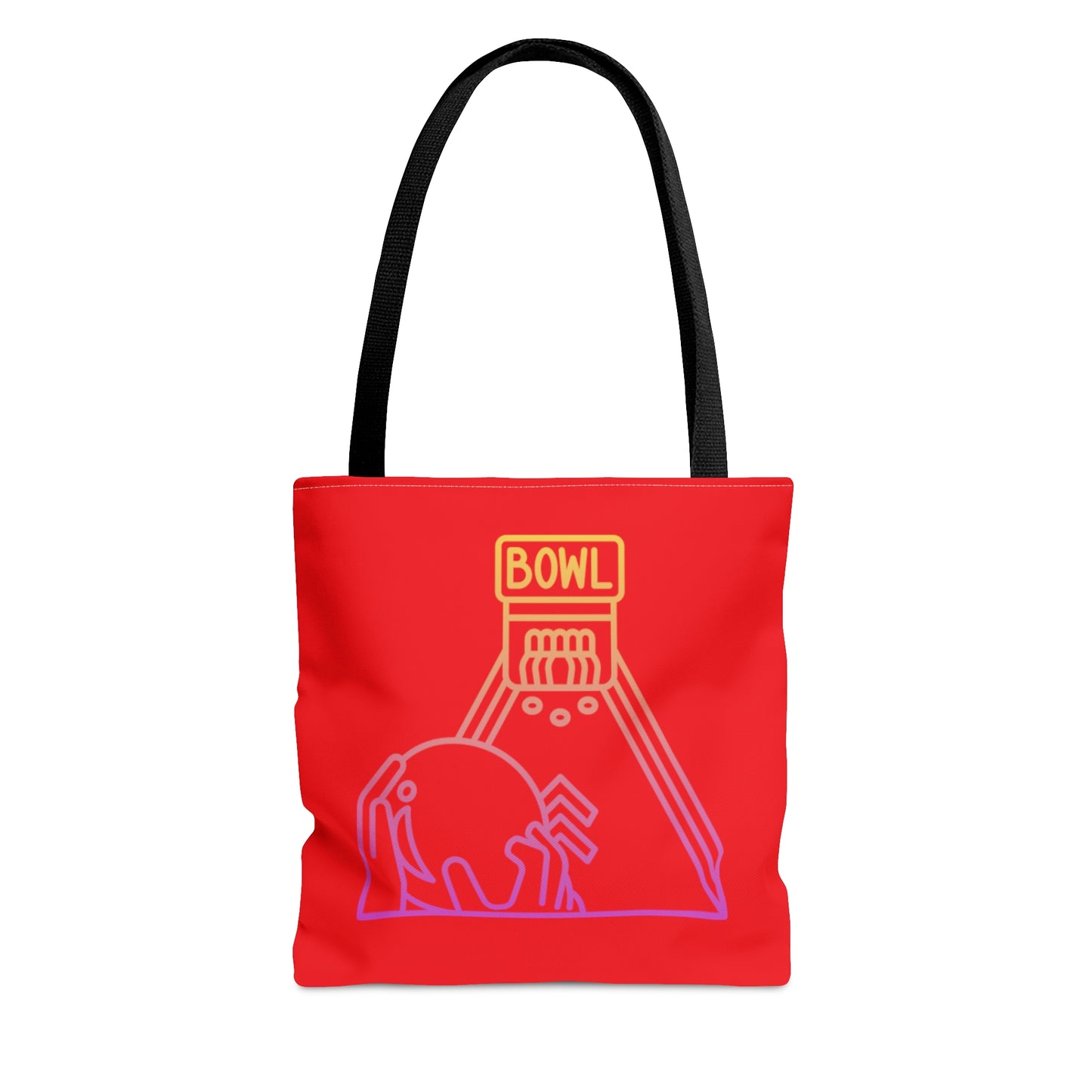 Tote Bag: Bowling Red