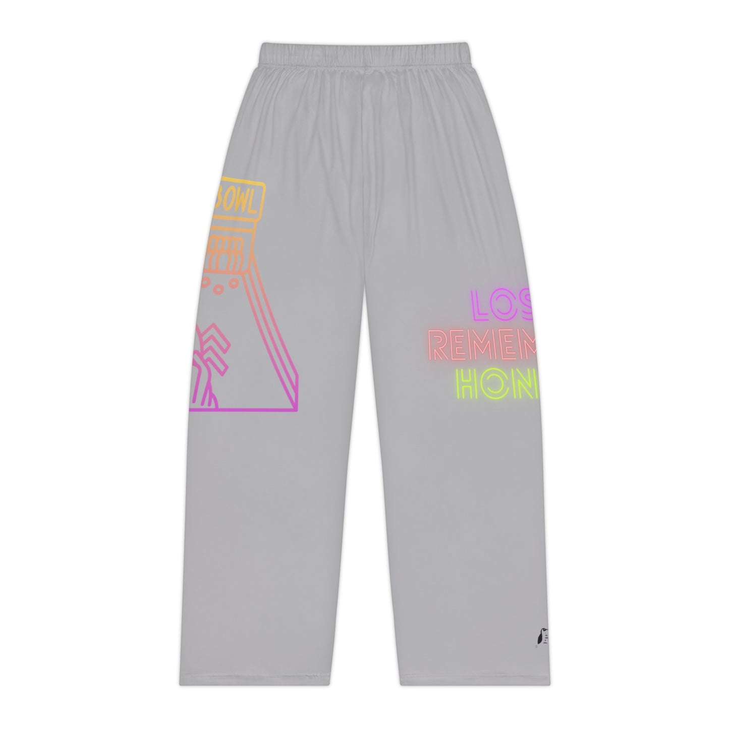 Women's Pajama Pants: Bowling Lite Grey