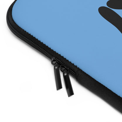 Laptop Sleeve: Wrestling Lite Blue