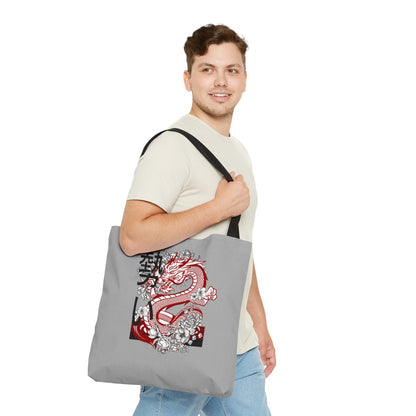 Tote Bag: Dragons Lite Grey