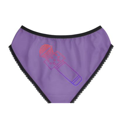 Women's Briefs: Music Lite Purple